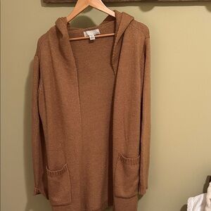 Hooded Sweater Cardigan, By Design